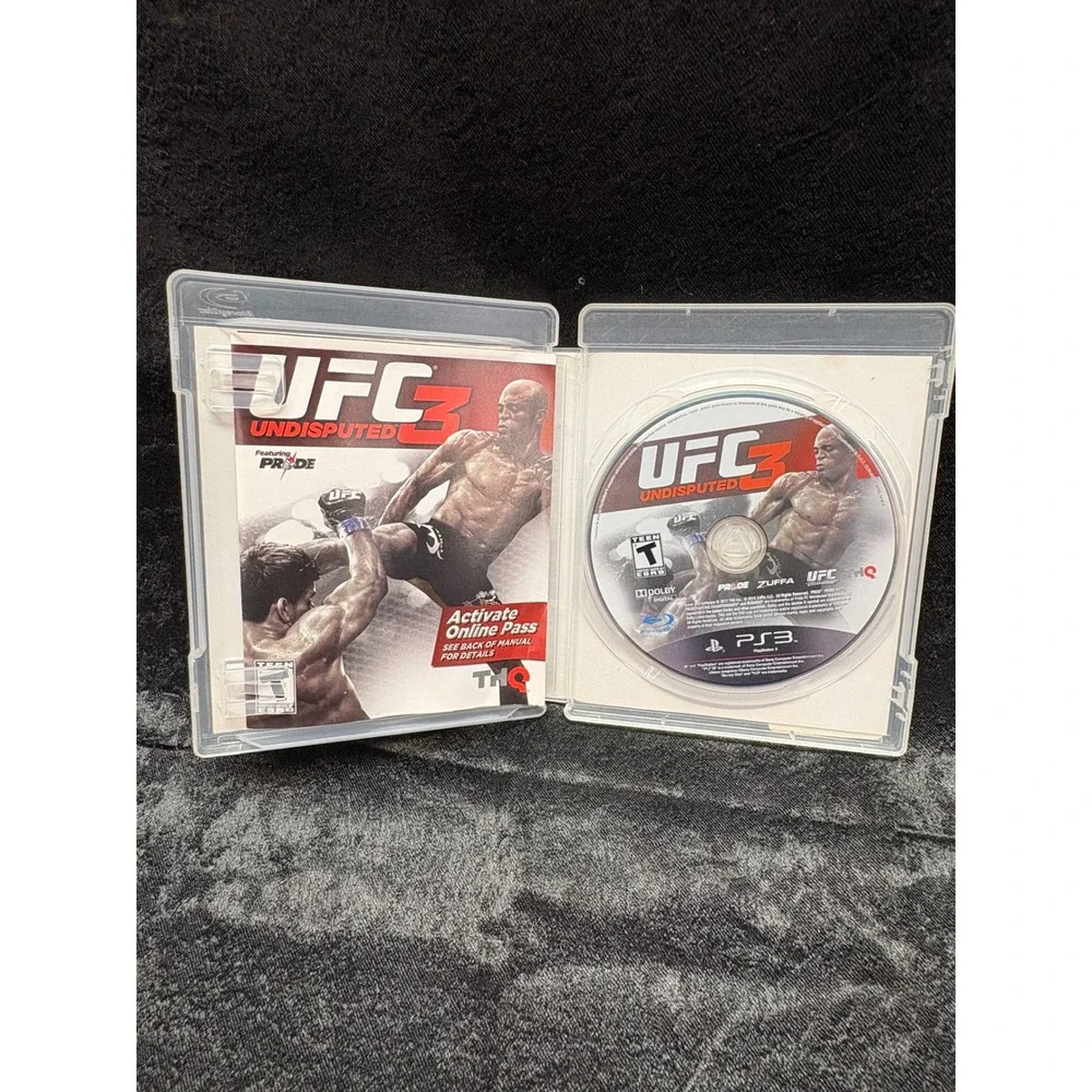 UFC Undisputed 3 Sony PlayStation 3 PS3 Game PRIDE Mode THQ MMA Fighting